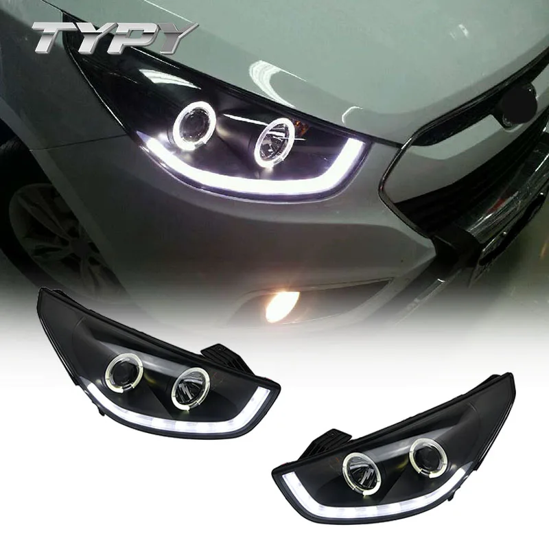 

Car Headlights Headlamp Assembly Modified LED DRL Head Lamp Head Light For Hyundais IX35 2010-2013