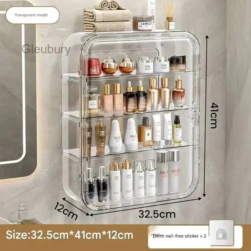 Salon Organizer Narrow Multipurpose Simple Makeup Vanity Jewelry Shelf Storage Over Toilet Princess Schrank Lounge Furniture