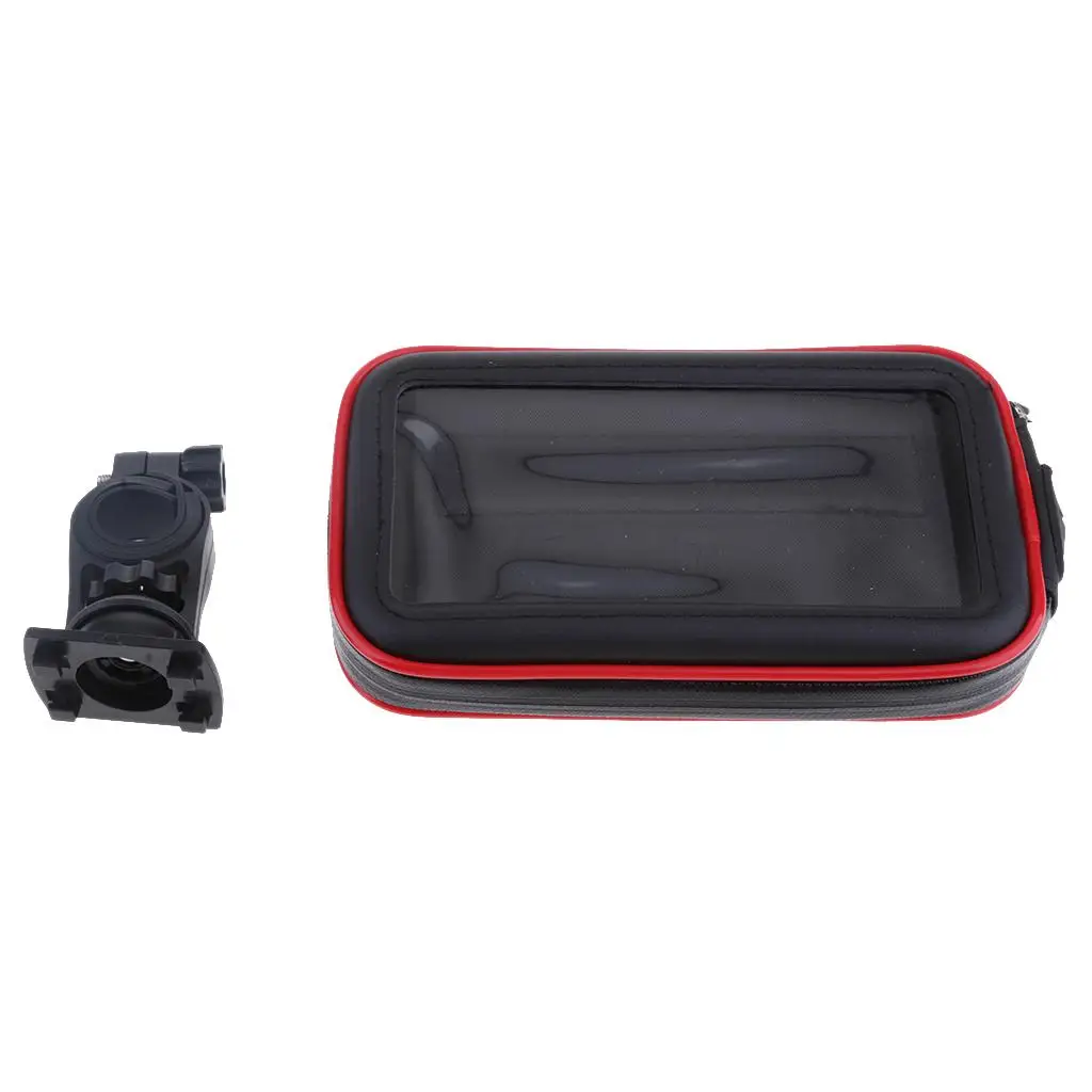 Handlebar Mount Holder Bag Waterproof Zippers Waterproof Bag Phone