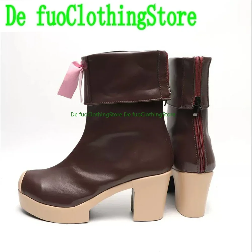 

SUNSHINE in the MIRROR Lovelive Love Live Обувь для косплея Сапоги Игра Аниме Вечеринка Хэллоуин Рождество DefuoClothing Магазин обуви