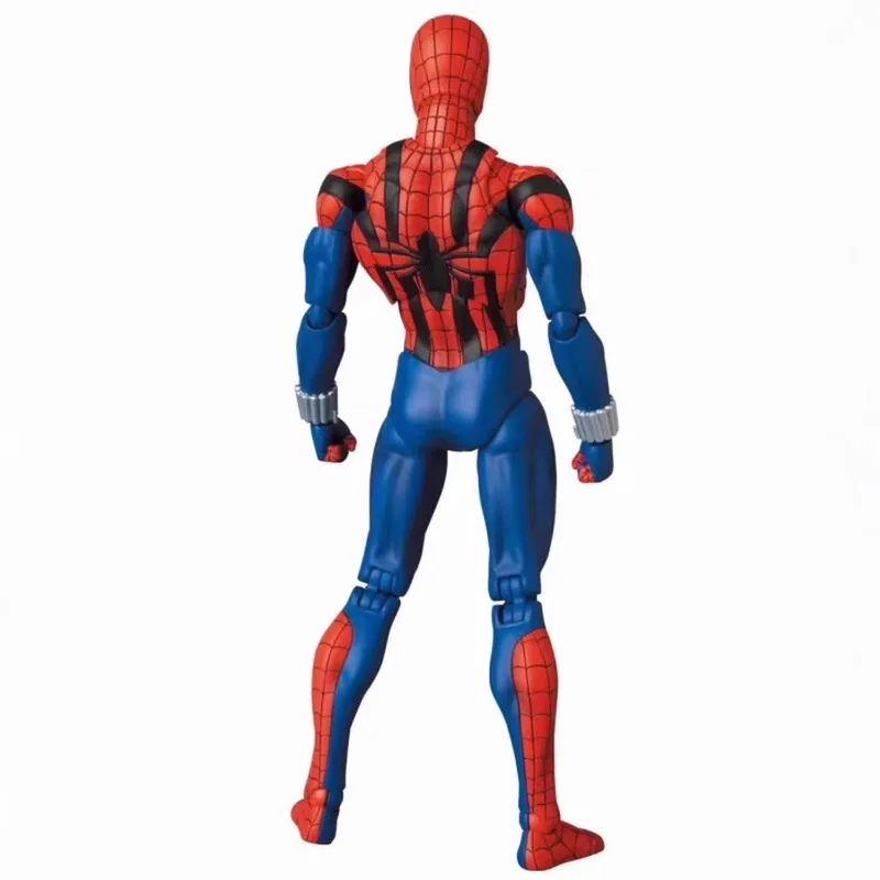 16ซม.Marvel Spider ManอะนิเมะMafex 143 Spider Manการ์ตูนรุ่นVer Joint Mobile Ben Riley Scarlet Spider Man Handmadeของเล่น