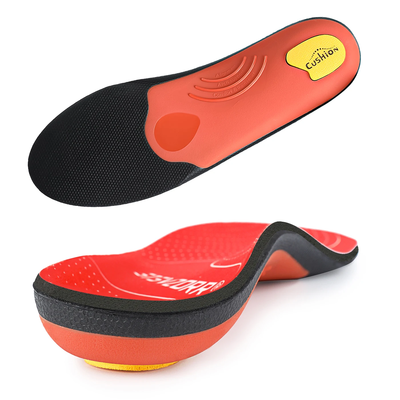 Plantarfasziitis Plattfüße Fußgewölbestütze Orthopädische Einlegesohlen, Herren Damen Fersenschmerzen Orthopädische Einlegesohlen Sneaker Schuheinlagen – Detail 31