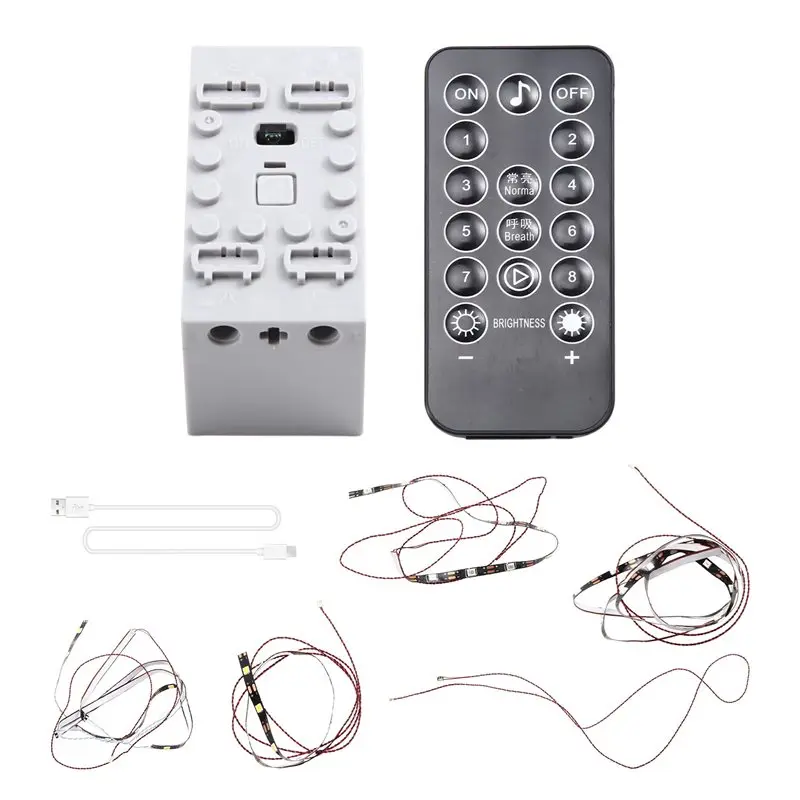 

【НОВЫЙ ГОД】Комплект светодиодных ламп с пультом дистанционного управления и питанием от USB для Lego PAC-MAN Arcade 10323 — набор декоративных ламп для самостоятельной сборки, модель в комплект не входит