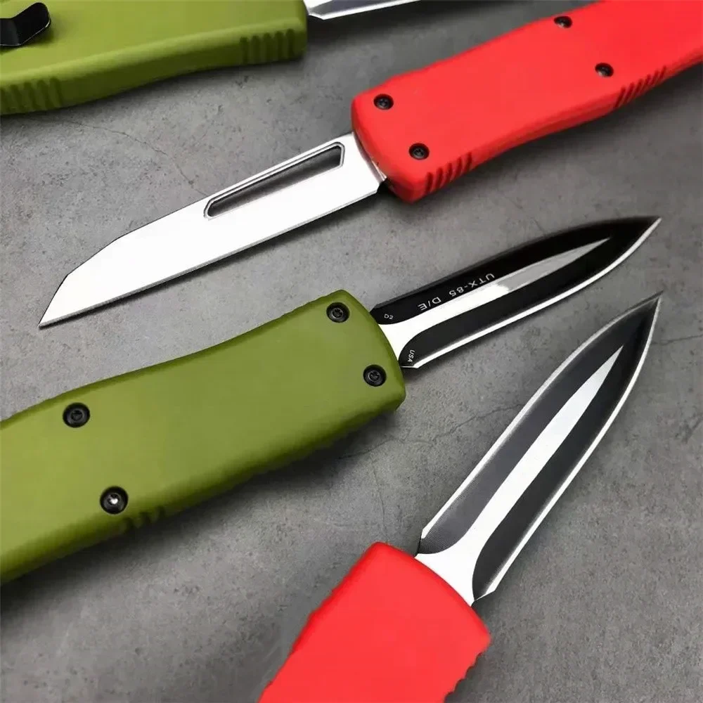 MICRO Assisted Folding Knife D2 Blade Zinc Aluminum Alloy Handle Outdoor Camping Hunting Knives Tactical Survival EDC Tools