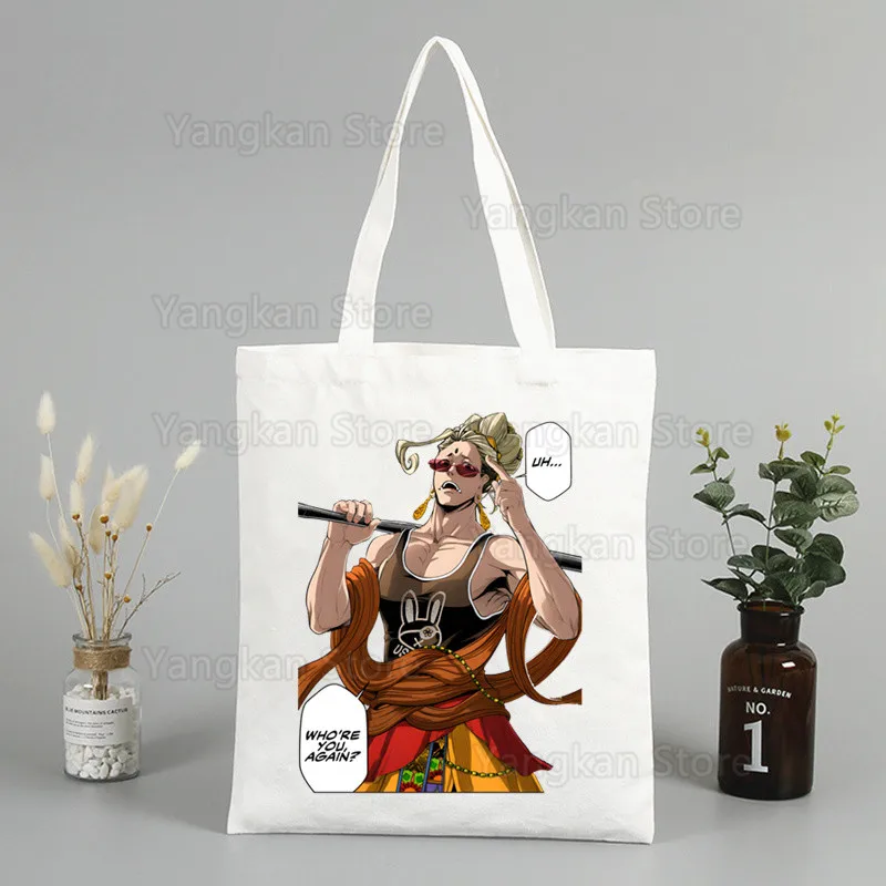 بودا سجل راجناروك بوذا أنيمي موضة حقيبة قماش قنب النساء الفتيات بسيطة سعة كبيرة تخزين حقيبة تخييم حقيبة تخييم حمل