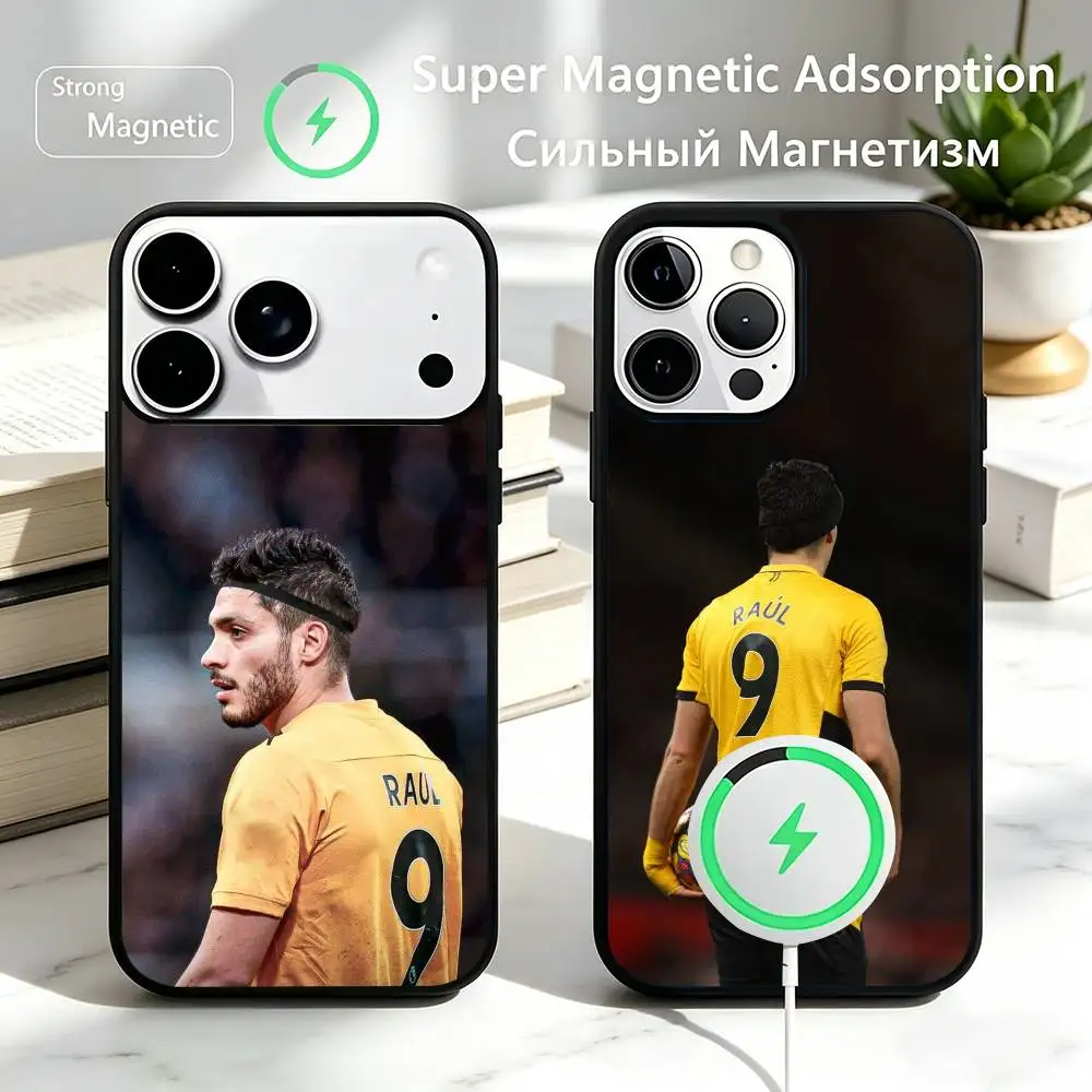 

Raul Jimenez Football 9 Phone Case For iPhone17,16,15,14,13,12,11 Plus,Pro Magnetic For Magsafe Wireless Charging