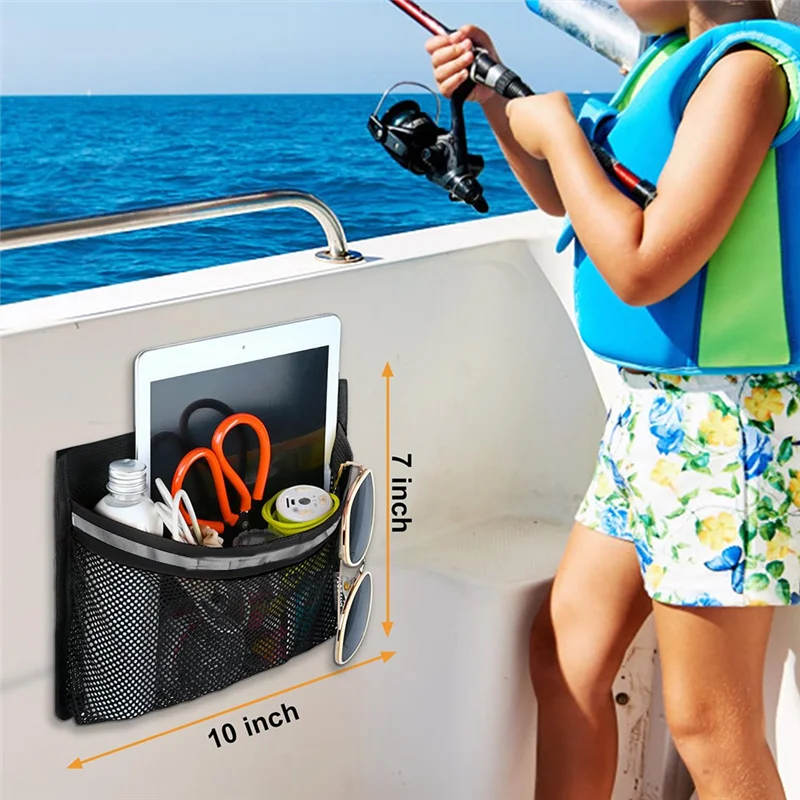 【بيع كبير】حقيبة تخزين القارب، مقاومة للتسرب، شبكة تنظيم القوارب اللاصقة القوية العاكسة، شبكة تخزين القارب #5