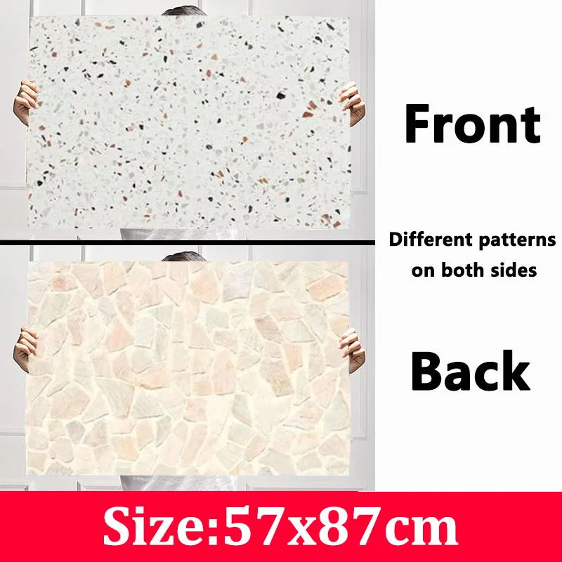 Wood Grain Photography Backdrops 57*87CM 2 Sided Marble Photo Background Props Studio Waterproof Products Photographic Wallpaper