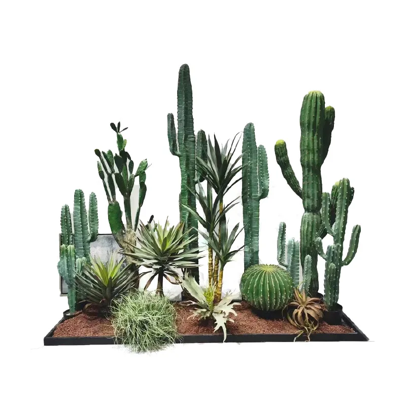 

column ball fake green plant window soft decoration desert landscaping sisal simulation dragon tree thousand-year-old wood