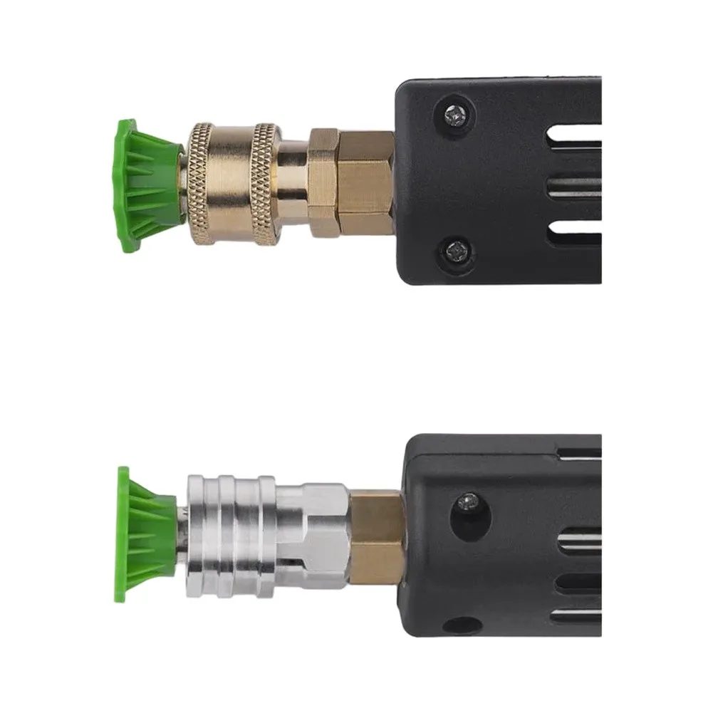 4-Tip Quick Connect Pressure Washer Nozzle for 1/4 Inch Thread Compatible with Most High Pressure Washers and Garden Use