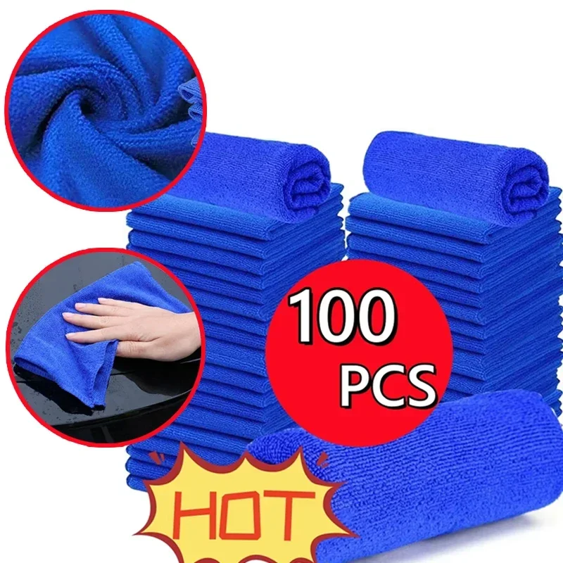 Microfiber Cleaning Cloths Lint Free Cleaning Towel Car Care Detailing Cleaning Polishing Super Absorbent for Car Window