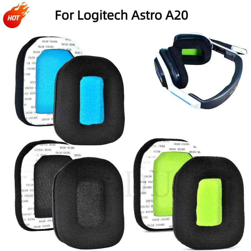 

Ear Pads For Logitech Astro A20 Headphones Soft Foam Cushion Cover Velvet Memory Sponge High Quality Earpads