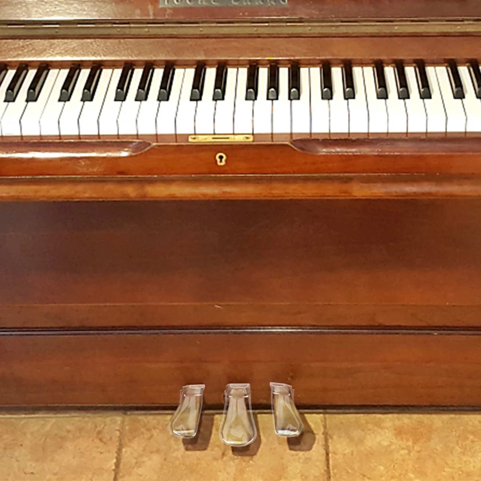 

6Pcs Piano Pedal Protective Sleeves Durable Thickened Material Long Lasting Elegant Fashion Piano Player Essential