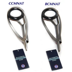 Original Fuji Top Tip Ring 2pcs MN Stainless Steel Frame for Spinning or Casting Fishing Rod Guides