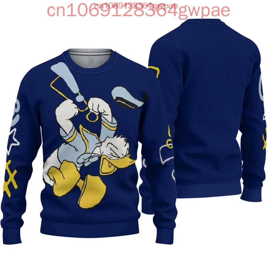 Disney Donald Duck Ugly Sweater Men's Women's 3d Sweater Tops Disney Ugly Christmas Sweater Anime Xmas Gifts Christmas Sweater