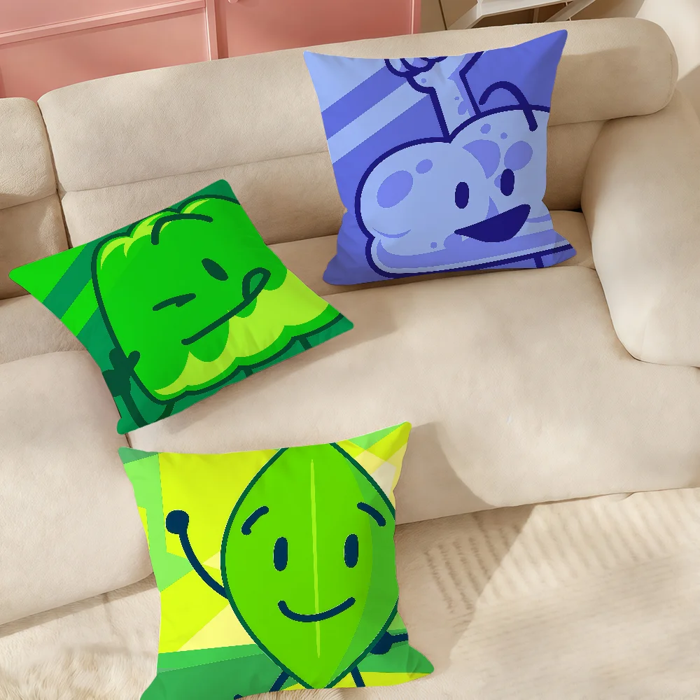 

Наволочка с мультяшным рисунком BFDI Battle For D-Dream Island, подходит для спален, гостиных, автомобилей, украшения дома