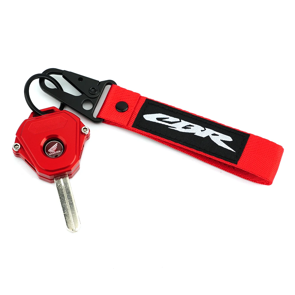 CNC Moto Key Cover Shell Case Keychain Keyring Key Holder For Honda Cbr650r Cbr500r Cbr250rr Cbr600rr Cbr1000rr Cbr 650R 1000RR