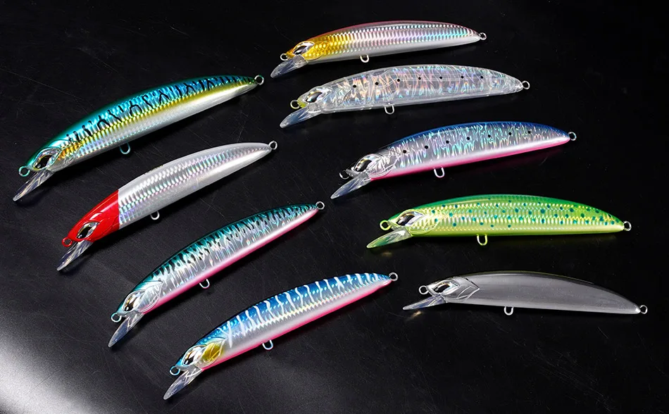 NOEBY Schwer Sinkender Minnow-Köder 170mm 56g 195mm 84g Jerkbait Weitwurfköder für Thunfisch GT Big Game Salzwasser – Detail 8