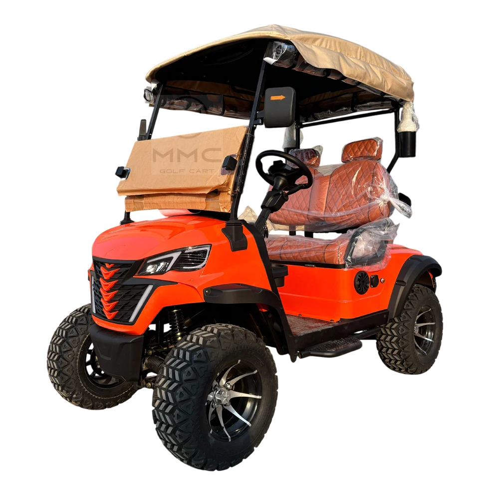 Classic 2-Seater Golf Cart with 4x4 wheels 48v60v72v Battery 5kw7kw Motor Optional Strong Stable Safe And Flexible