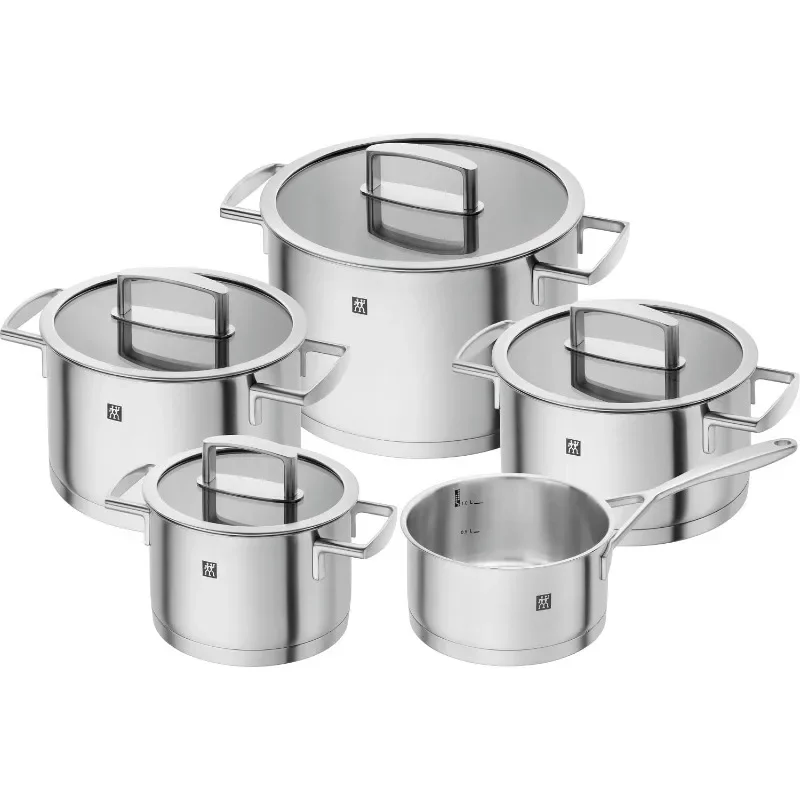 Zwilling Cookware Set Vitality 5 Parts, Stainless Steel, Silver, 48 x 38 x 28 cm