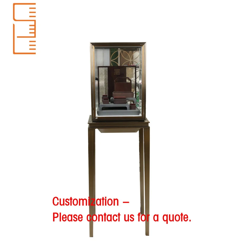 custom.High-End Versatile Streamline Jewellery Shop Shop Design Jewelry Showcase Display Cabinet