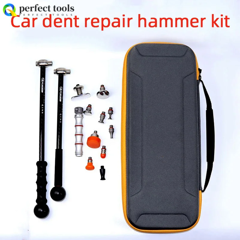 

Car Dent Repair Hammer Body Repair Hammer Leveling Hammer Non-Trace RepairTool Titanium Alloy Retractable Set With Tool Kit