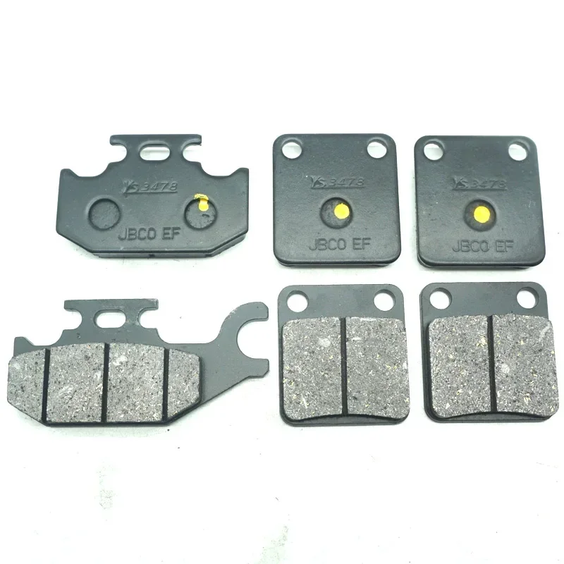 

Motorcycle Front Rear Brake Pads For YAMAHA YFM400FA 2000-2001 2004 YFM400FA Big Bear / Kodiak 400 4x4 2005-2006 YFM 400FA ATV