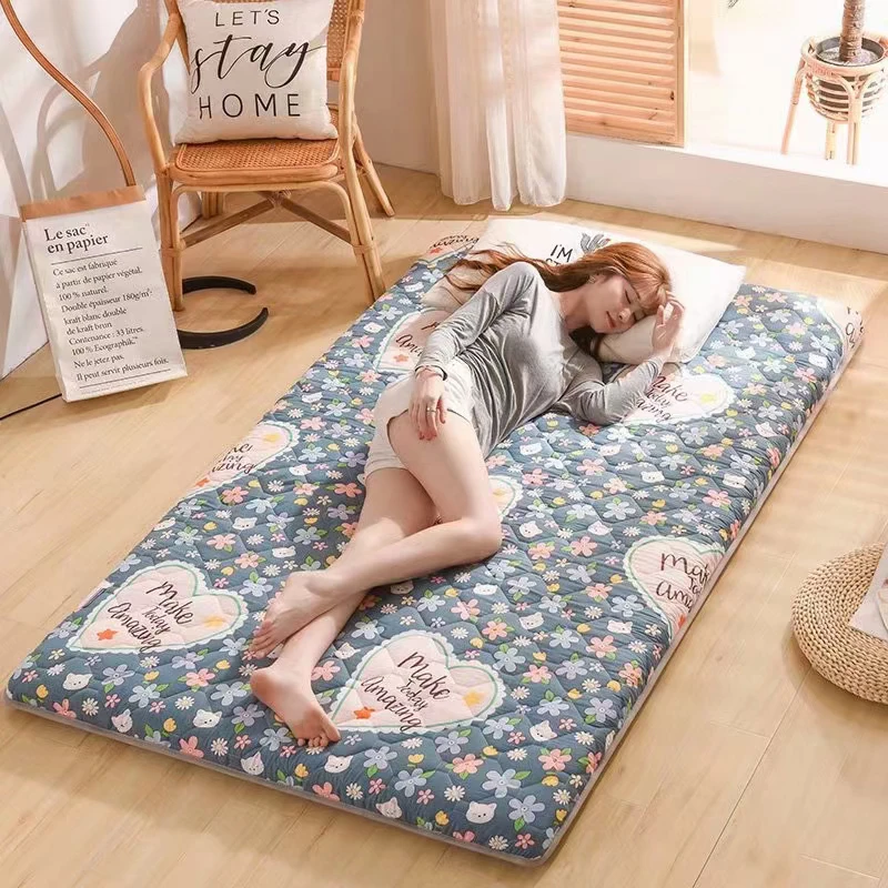 

Inflatable Mattress for Bed Futon Tatami Bedroom Furniture Songk Colchon Sleeping Mats on the Floor Roller Mattresses Latex Cap