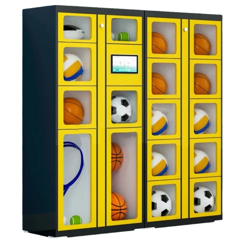 

Smart Rental Cabinet Sporting Goods Equipment Borrowing and Returning Cabinet Shared Basketball Acces