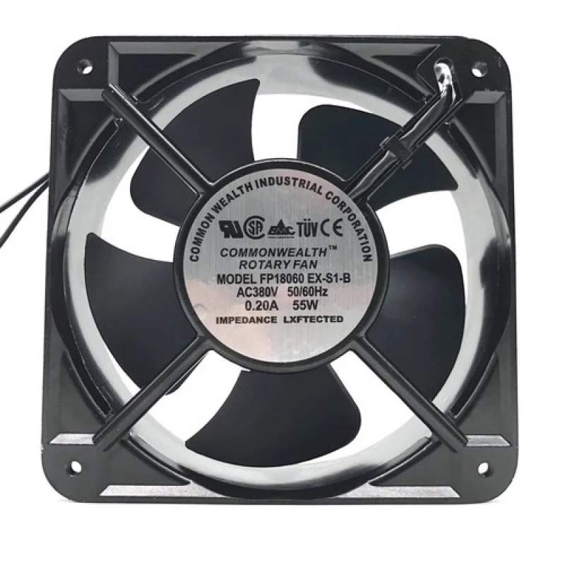 

C 1PCS FP18060 EX-S1-B AC380V 0.2A 55W Axial Cooling Fan