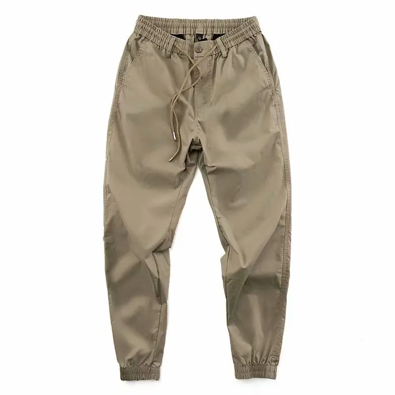 

Wear-Resistant Cotton Work Pants for Men Loose Fit Fce Lined Construction Workers Casual Trousers Youthful Active Sle