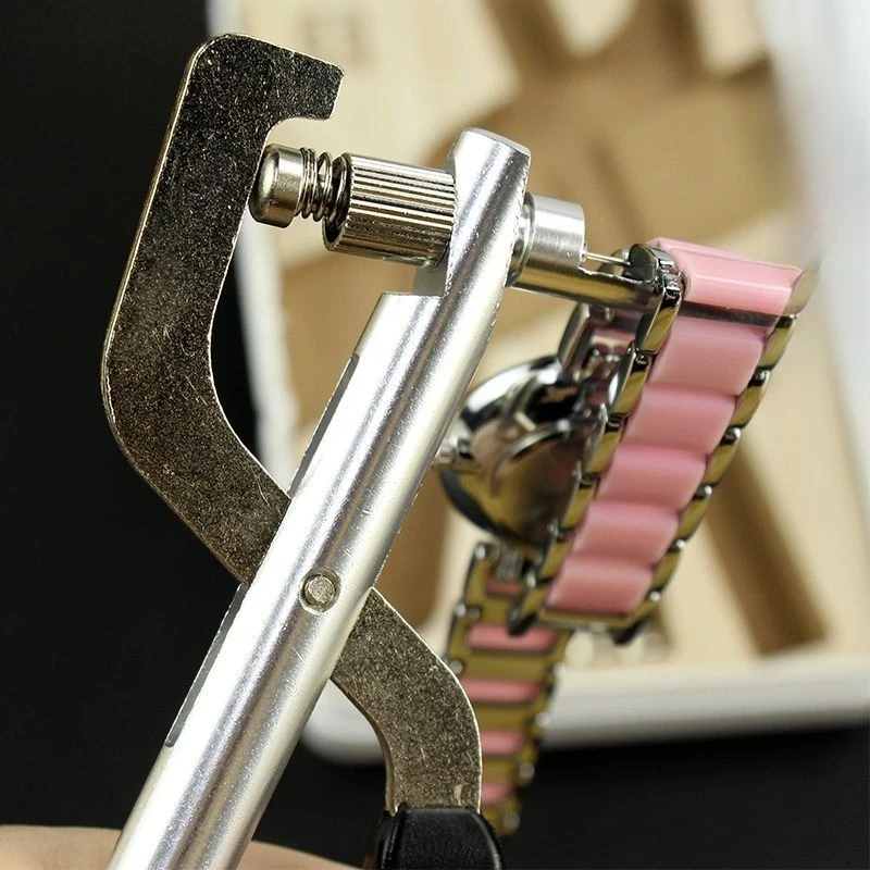 Handheld Watch Band Remover Metal Bracelet Adjuster Watch Band Pin Removal Repair Kit Strap Disassembly Repair Tool Maintenance
