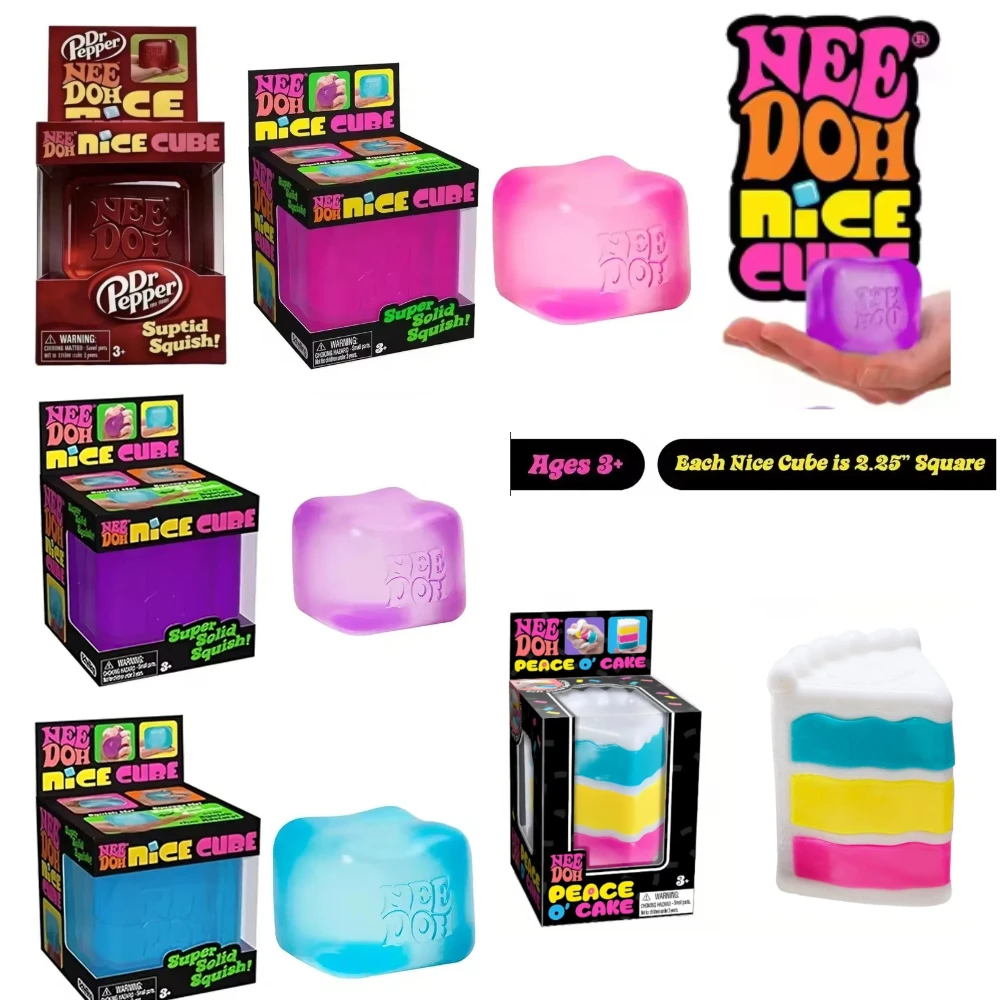 Juguete Antiestrés NeeDoh Jelly Squish, Juguete Sensorial de Medusa para Apretar, para Niños y Adultos