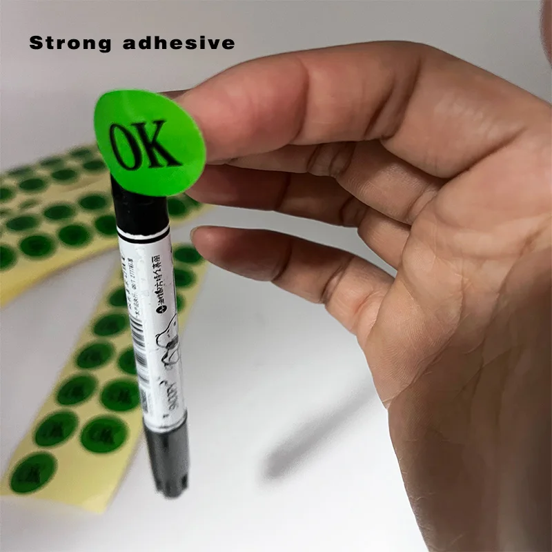 3000pcs QC Inspection Stickers 10mm Round Quality Control Labels for Factory Production Product Checking Pass NG Marking