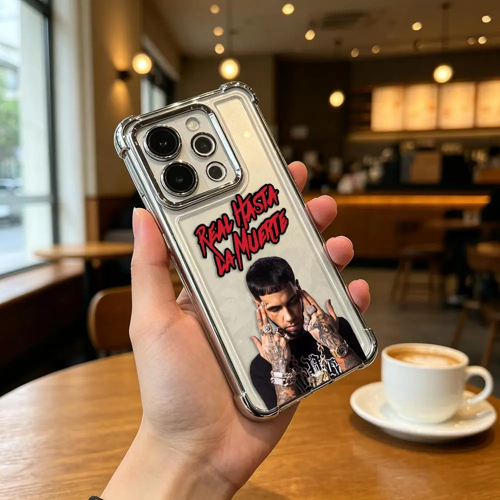 Clear Phone Case For VIVO Y400 Y50 Y39 Y38 Y36 Y35 Y29 Y28 Y27 Y21 Y20 Y19 Y19S Y17S Y05 Y04 Y03 A-Anuel AA Real Hasta La Muerte