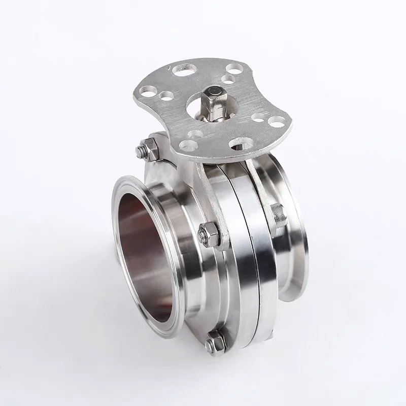 Bare Stem Butterfly Valve For Actuator, 1/2