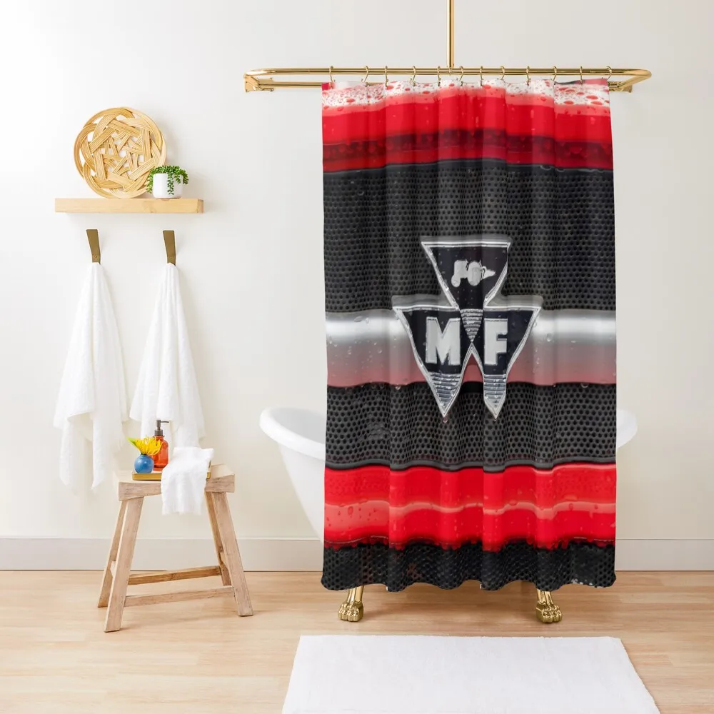 

Vintage Massey Ferguson badge Shower Curtain Modern Accessory Bathrooms Window Bathroom Accessorys Elegant Bathroom Curtain
