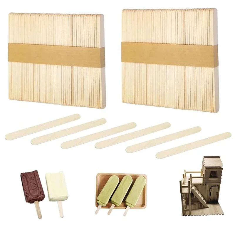 

/350PCS Wooden Sticks Bars New Summer Hot Sales Silicone Popsicle Kitchen Accessories
