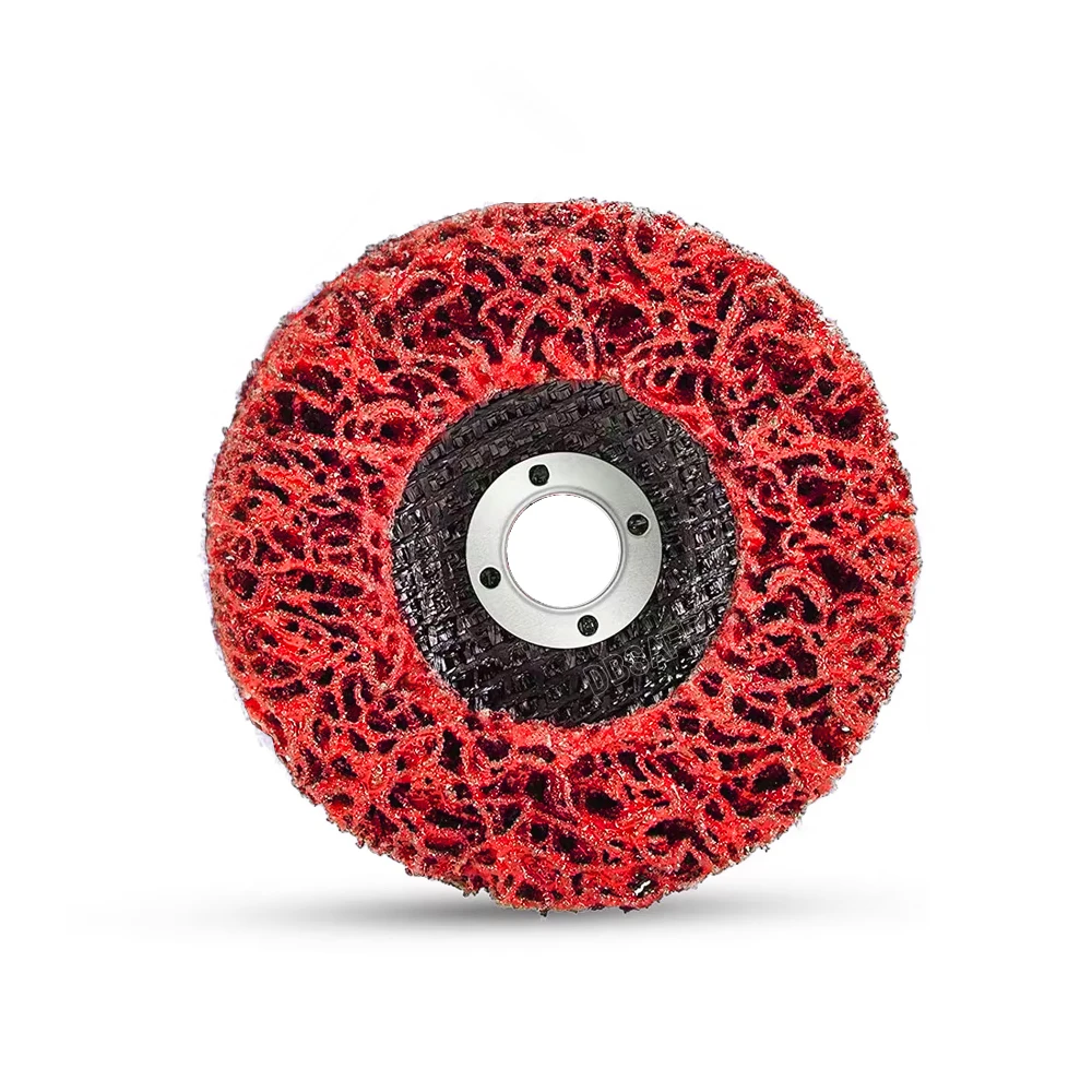 1PCS100/115/125mm Koraal Schijf Poly Strip Disc Diamant Slijpschijf Flap Disc voor haakse Slijper Verf Roest Verwijderen Schoon Schurende