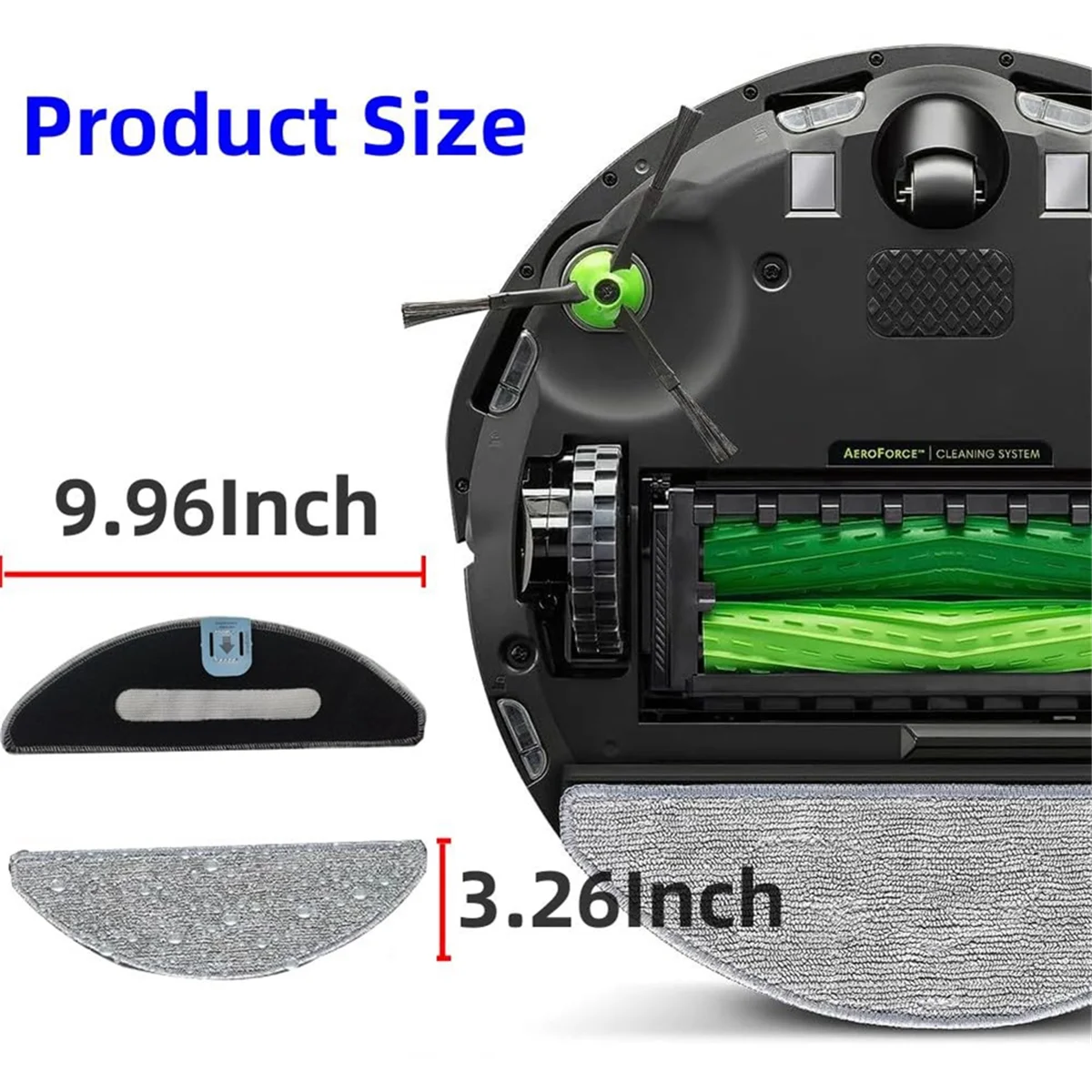 

HLES Replacement Parts for iRobot Roomba Combo I5 / I5+ / J5 / J5 + Robot Vacuum Cleaner Main Side Brush Hepa Filter Mop Pads