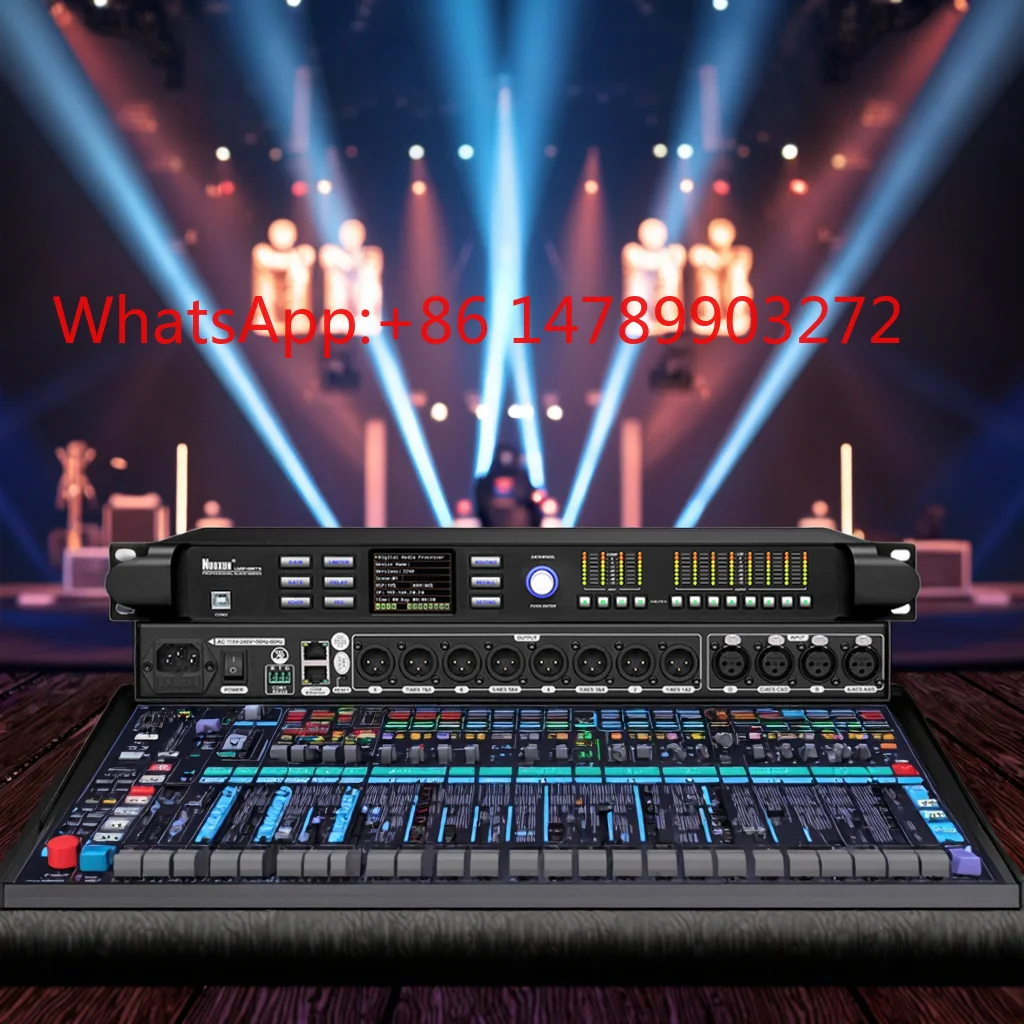 

8 In 8 Out Digital DSP Processor Professional Speaker Matching Stage Sound Gear