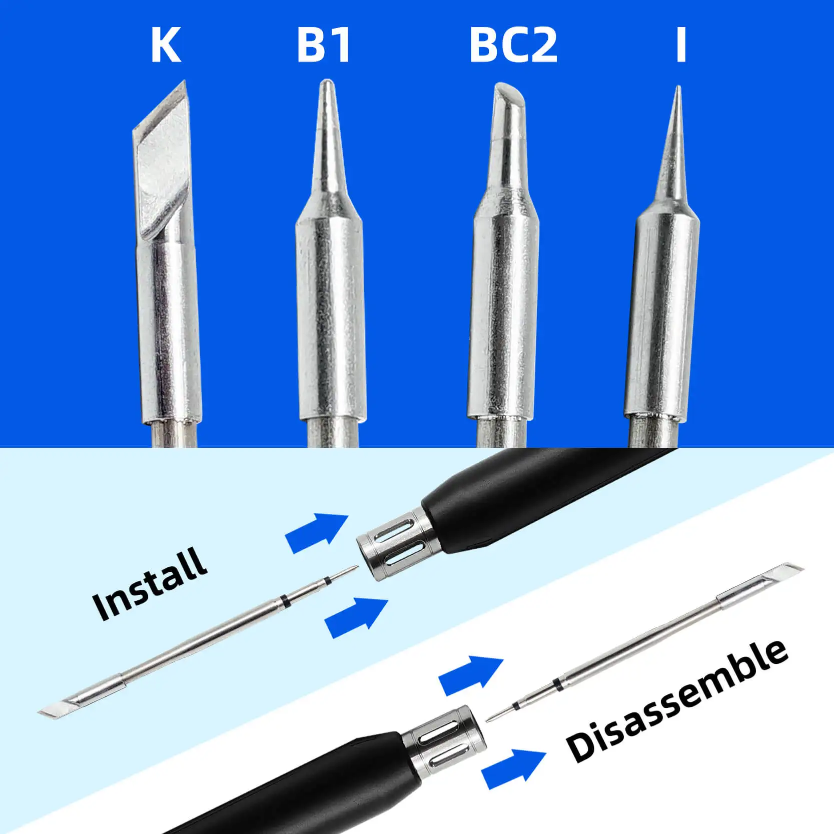 SEQURE S99 Repair Tool Max 75W/150W Soldering Iron Compatible with C245 Tip for Drone RC Model Welding Anti-static Welding Pen