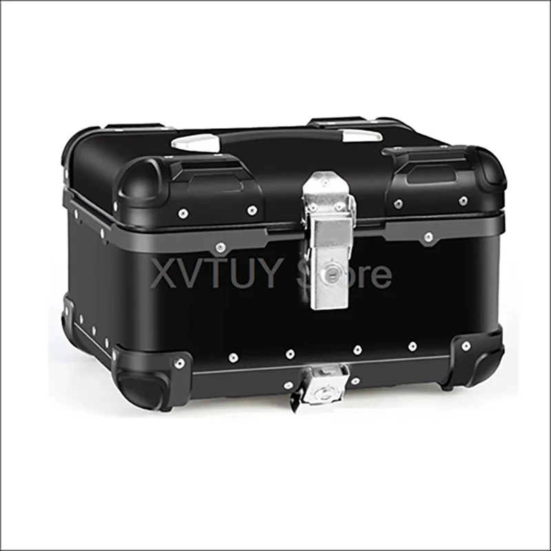 

35л 45л 22л мотоциклетный алюминиевый верхний задний багажник с круглым углом, водонепроницаемые чехлы для инструментов, ящик для хранения, универсальный крутой