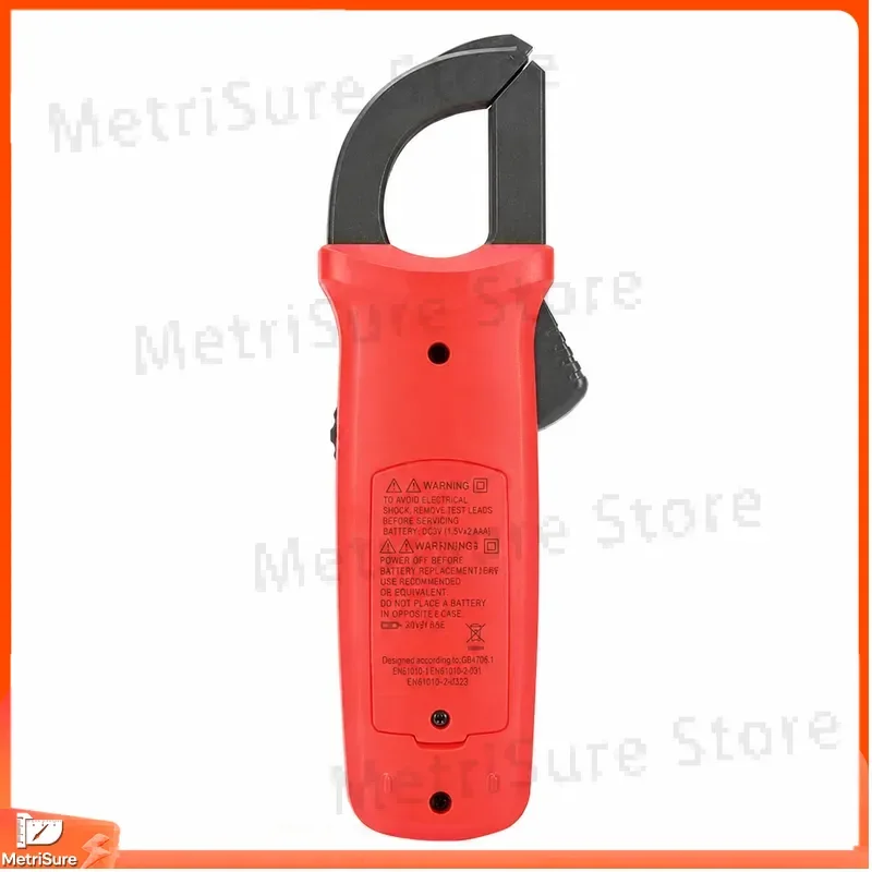 Digital Clamp Meter 600A AC DC Current Tester 600V Voltage Capacitance Multimeter 6000 Counts Auto Range True RMS Digital