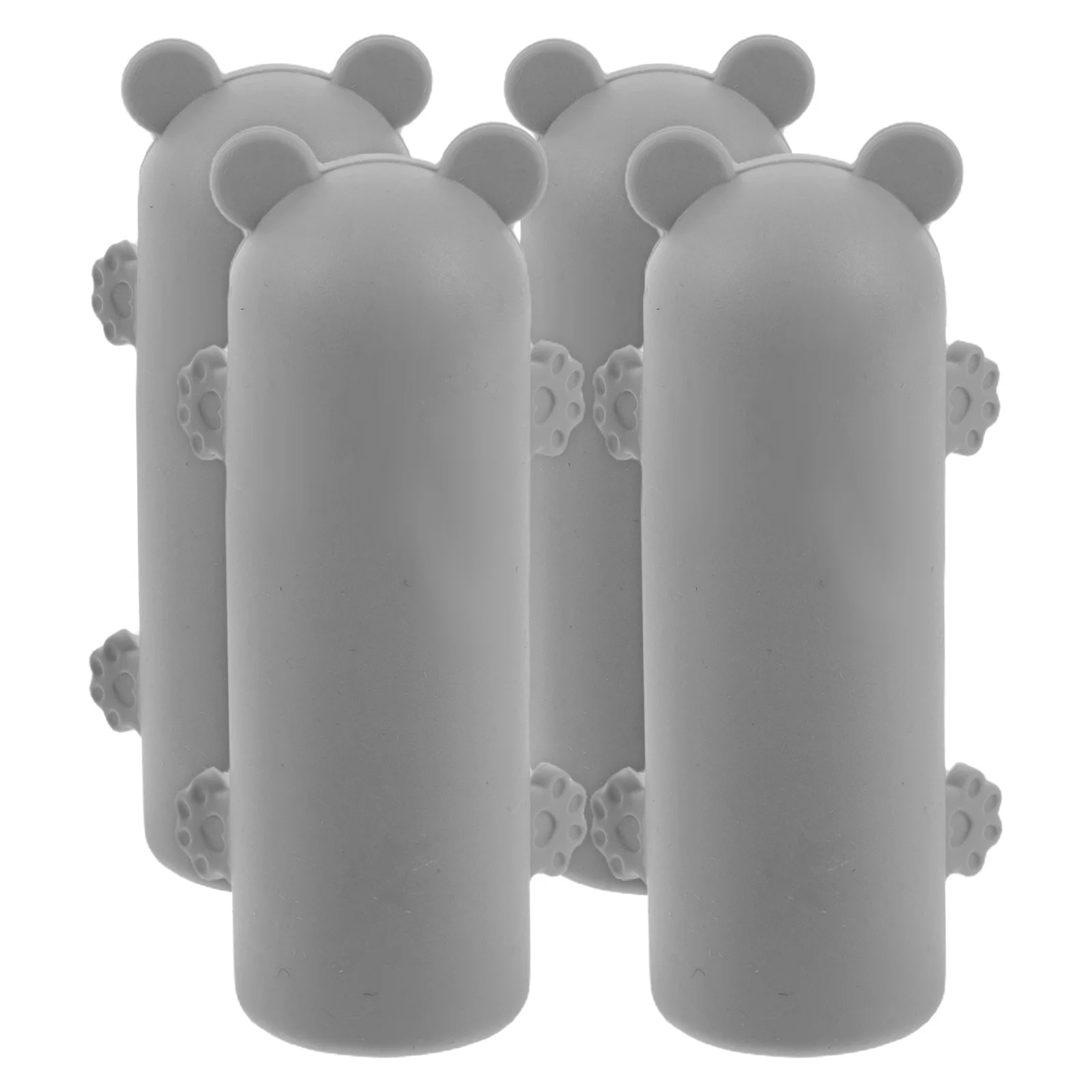 

4Pcs Soft Silicone Corner Protectors Child Safety Edge Guards Babyproof Corner Protection Table Furniture Cartoon Style Baby