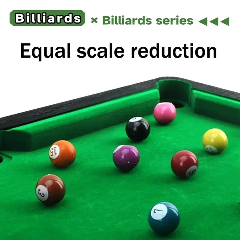 Children Mini Billiard Table Educational Toys Parent Child Interaction Game Indoor Leisure Toys Birthday Gift For Boys