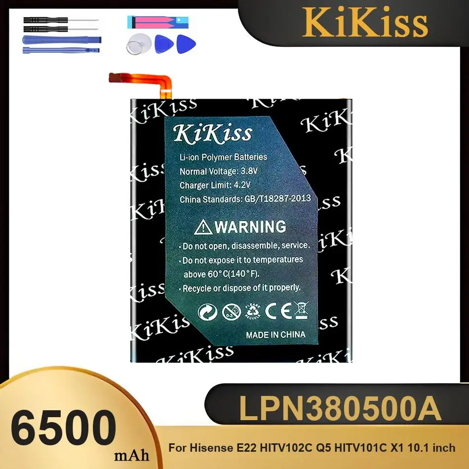 

Аккумулятор для мобильного телефона LPN380500A для Hisense E22 HITV102C Q5 HITV101C X1 10,1 дюйма, сменные батареи, с инструментами