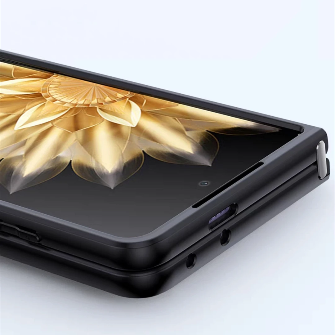 HONOR Magic V2 Simフリー 保護フィルム+ケース付き Honor Magic v2用ケース,マジックV2用,透明ケース,耐衝撃性カメラ用