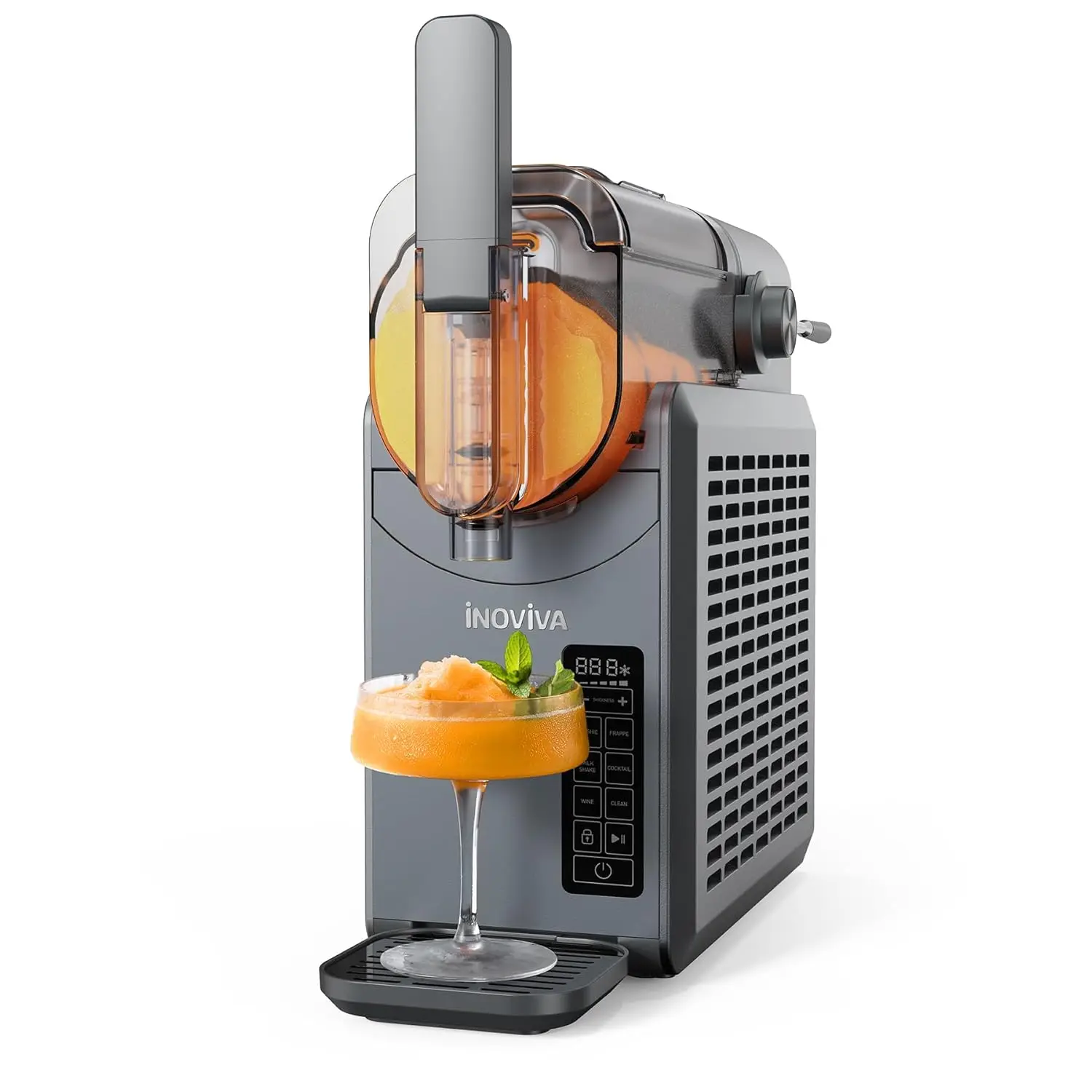 

Slushie Machine, No Ice Needed, 68 oz Slushy Machine for Home with Self-Cleaning Function, Professional Frozen Drink Mak