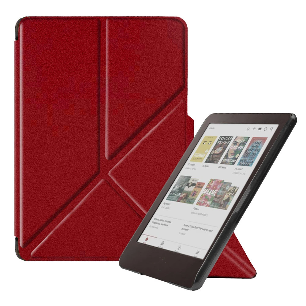 Foldable Stand Case for Kindle Clara Colour 2024 6 inch Ebook Pouch Cover Funda Clara BW 2024  6 inch TPU Protective Sleeve